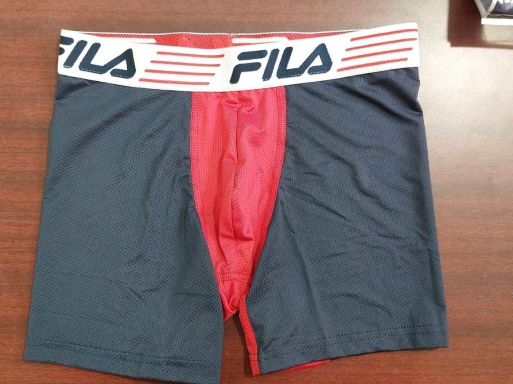 46906 - FILA Branded Mens Boxer Breif 4 pcs Packed Polyester /Lycra stock India